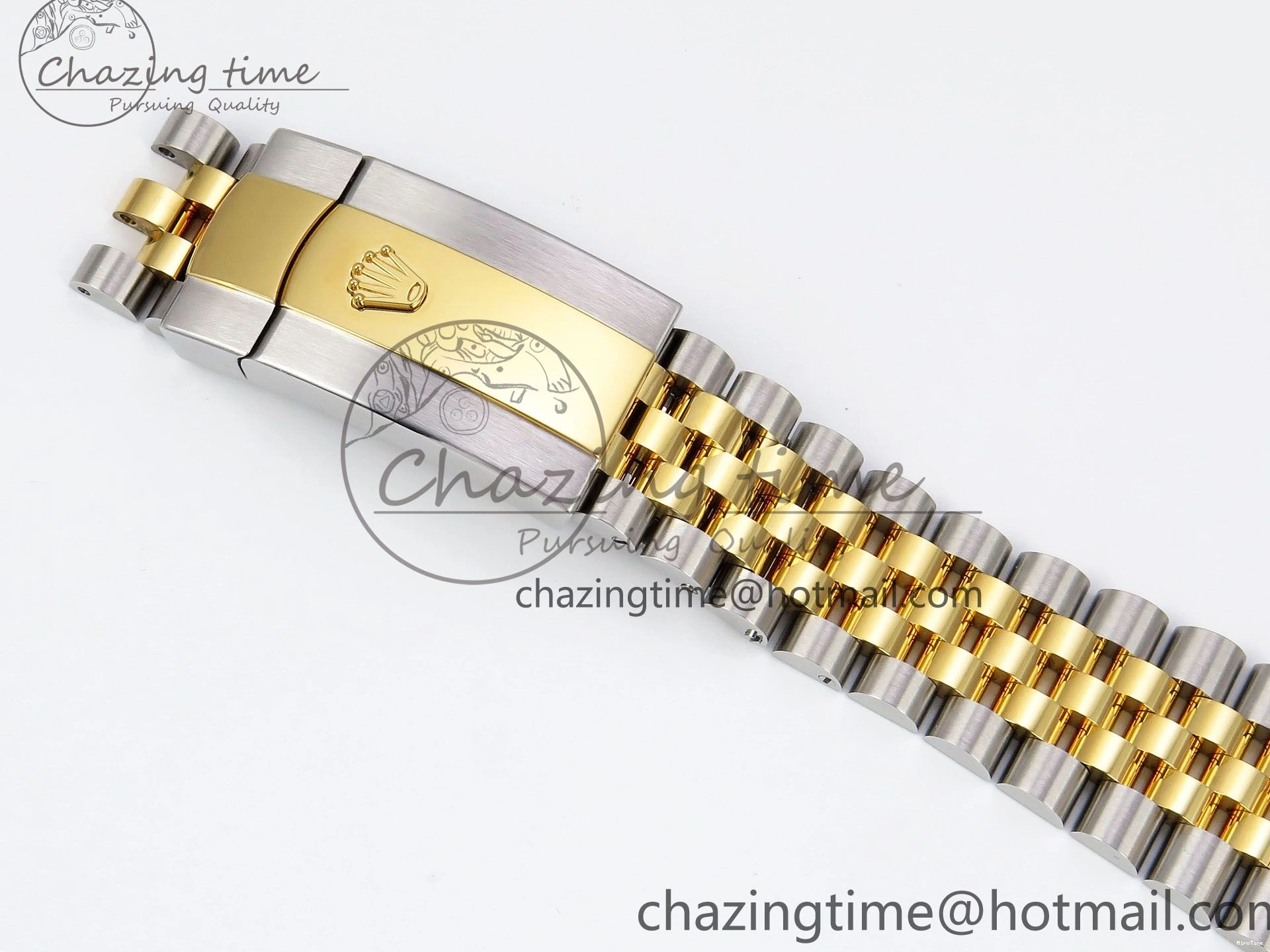 MiroTime 0112 DateJust 36 126233 Clean 1:1 Best Edition 904L Steel YG Textured Stick Dial on SS YG Jubilee Bracelet VR Trendy 1494